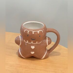 New gingerbread hand painted Christmas mug Peppermint and Pine